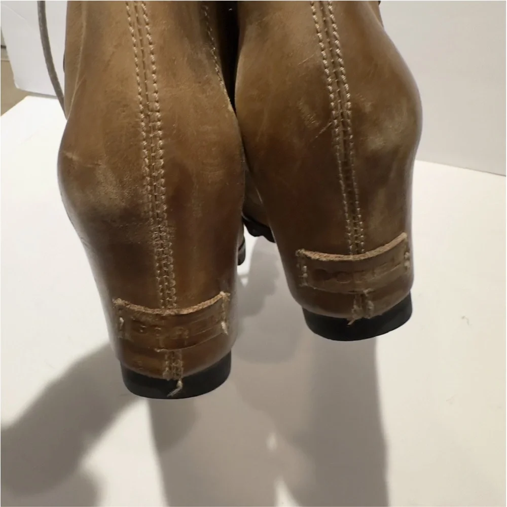 Sorel Women's Joan Of Artic Wedge ll Ash Brown Leather Boots - Picture 7 of 9